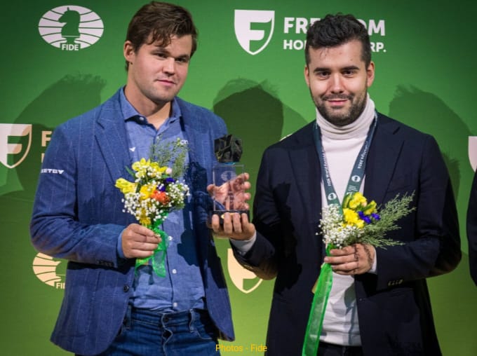 Blitz Chess History: Carlsen and Nepo Share World Title